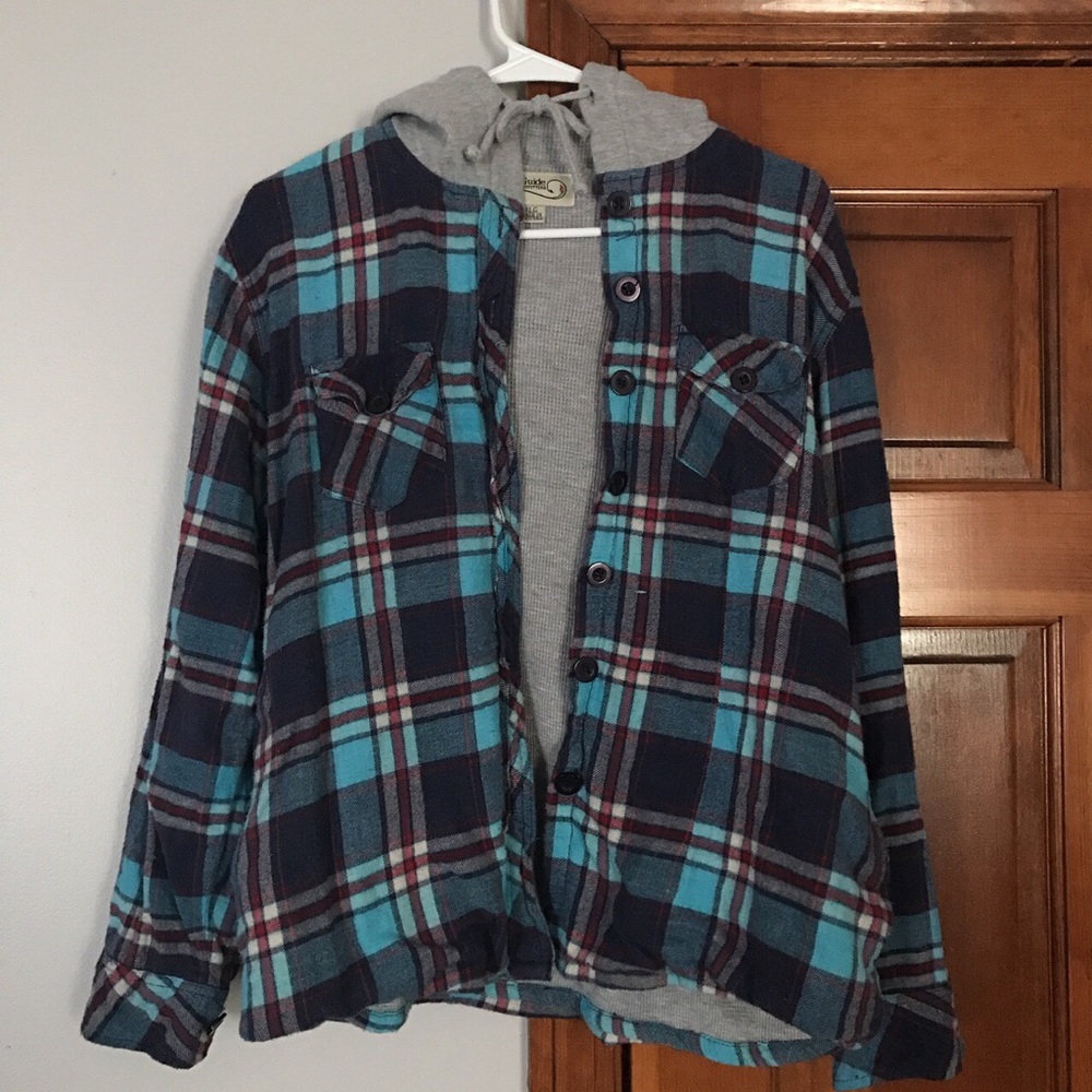 Hooded flannel